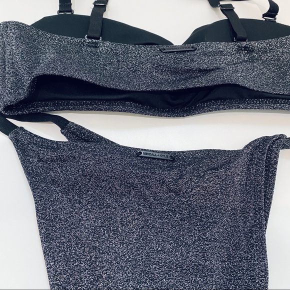 NEW Kendall and Kylie black glitter 2-piece - Picture 6 of 12